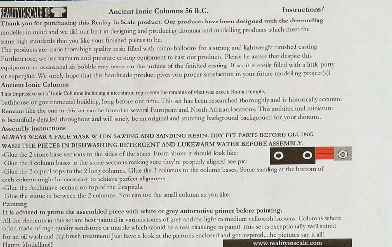 Reality in Scale - Antike ionische Säulen