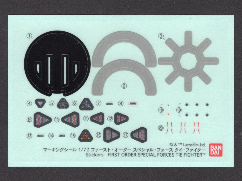 Bandai - First Order Special Forces TIE Fighter