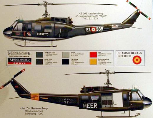Italeri - UH-1D "Slick" AB-205