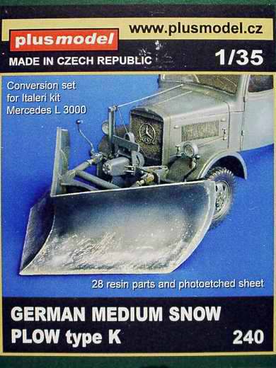 PlusModel - German Medium Snow Plow (Type K)