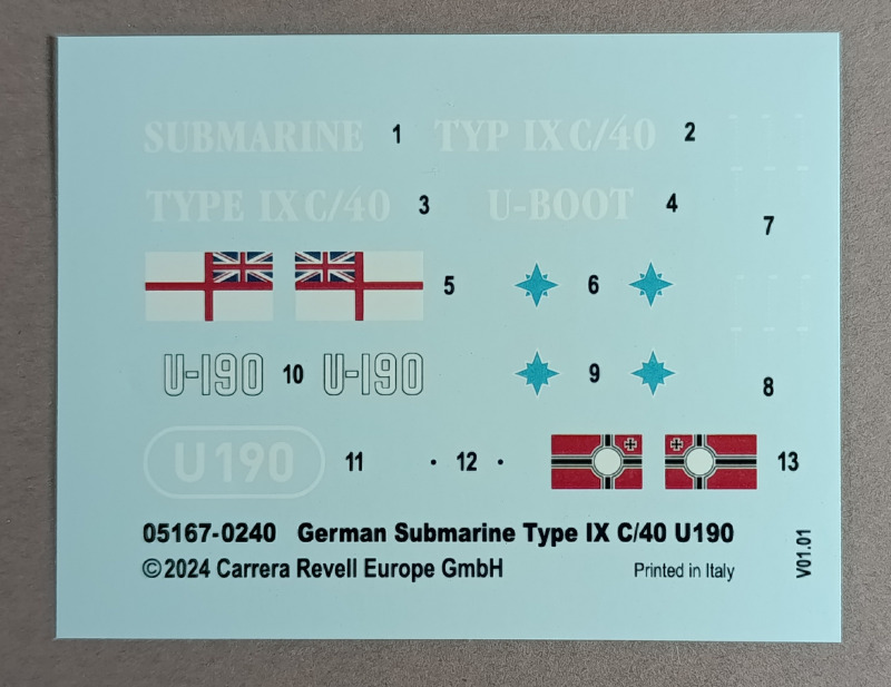 Revell - German Submarine Type IX C/40 U190