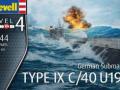 German Submarine Type IX C/40 U190 von Revell