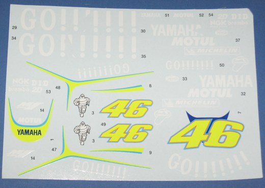 Italeri - Yamaha YZR M1 Valentino Rossi