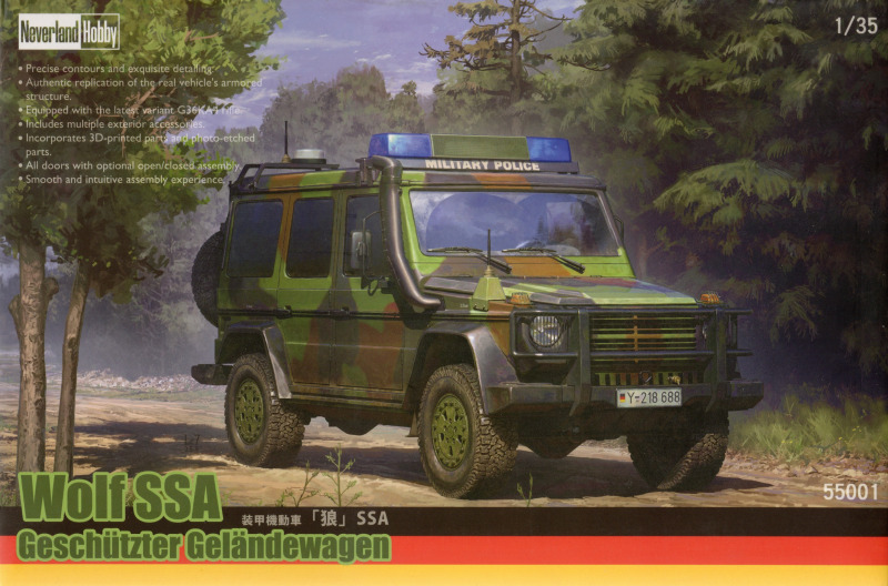 Neverland Hobby - Wolf SSA Geschützter Geländewagen