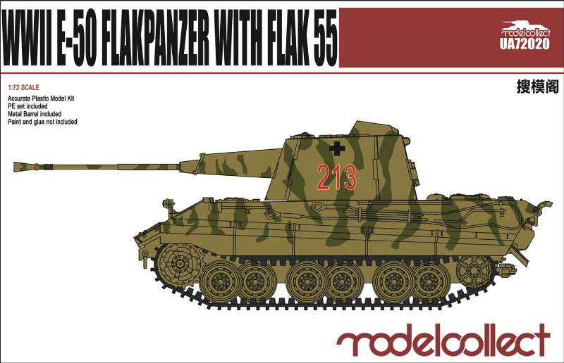 Modelcollect - WWII E-50 Flakpanzer with Flak 55