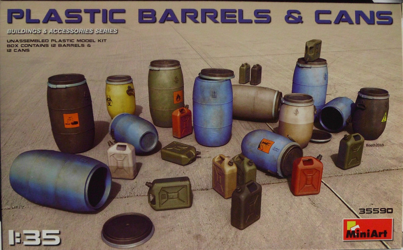 MiniArt - Plastic Barrels & Cans