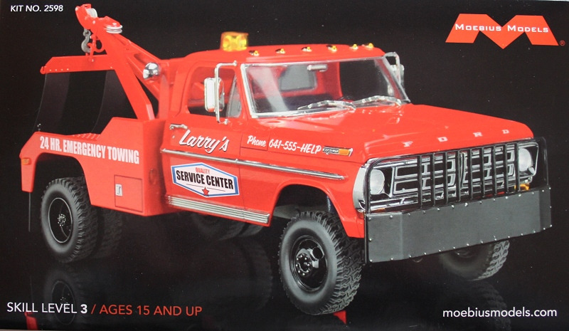 Moebius Models - 1972 Ford F-350 4X4 Tow Truck