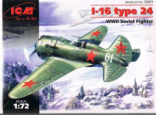 ICM - I-16 type 24 WWII Soviet Fighter
