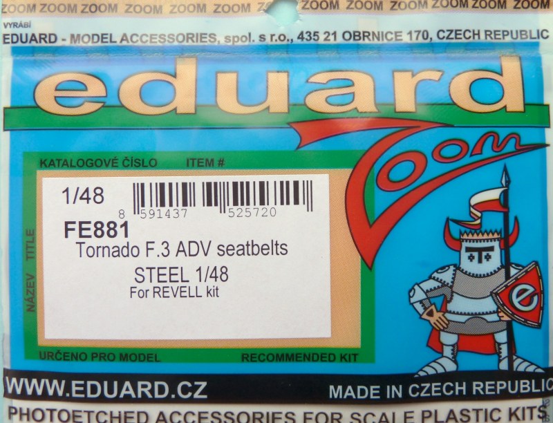 Eduard Ätzteile - Tornado F.3 ADV seatbelts STEEL Zoom