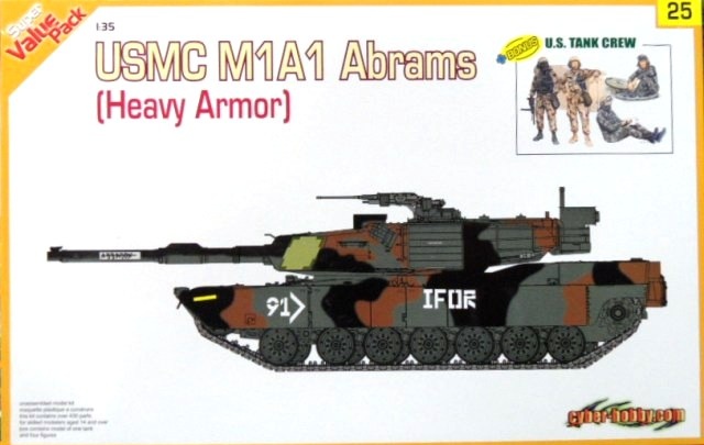 Cyber Hobby - USMC M1A1 Abrams (Heavy Armour)