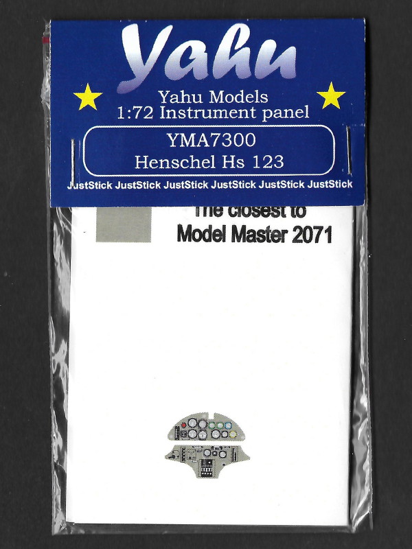 Yahu Models - Henschel Hs 123 Instrument panel