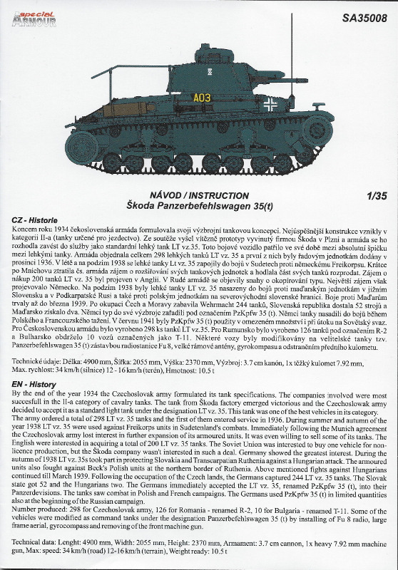 Panzerbefehlswagen 35(t) "Command Tank"
