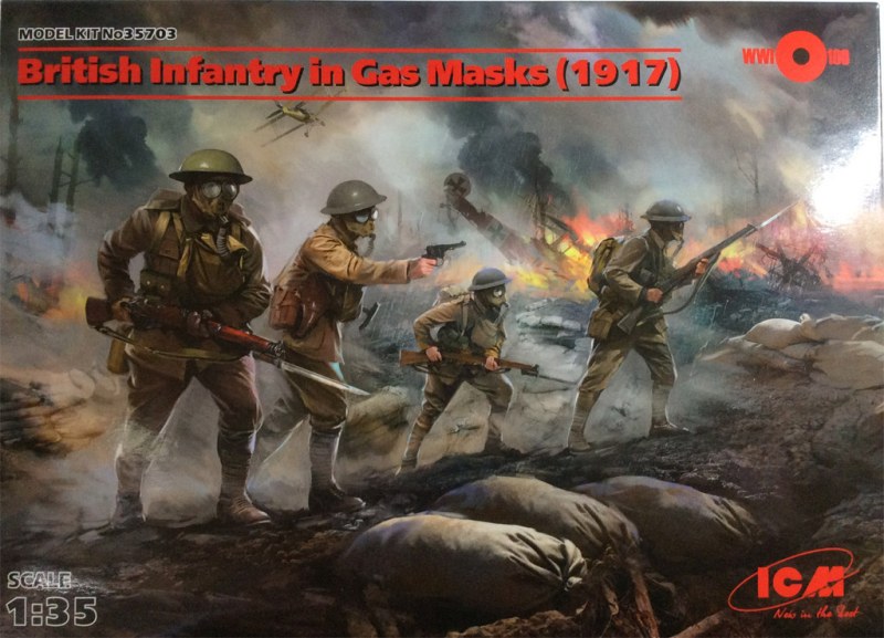 ICM - British Infantry in Gas Masks (1917)