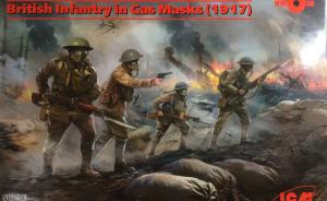British Infantry in Gas Masks (1917)