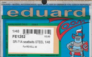 Bausatz: SR-71A seatbelts STEEL 1/48