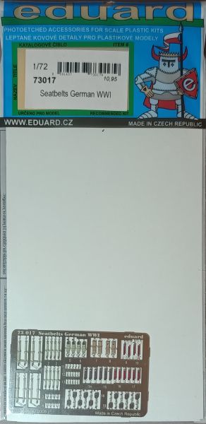 Eduard Ätzteile - Seatbelts German WWI
