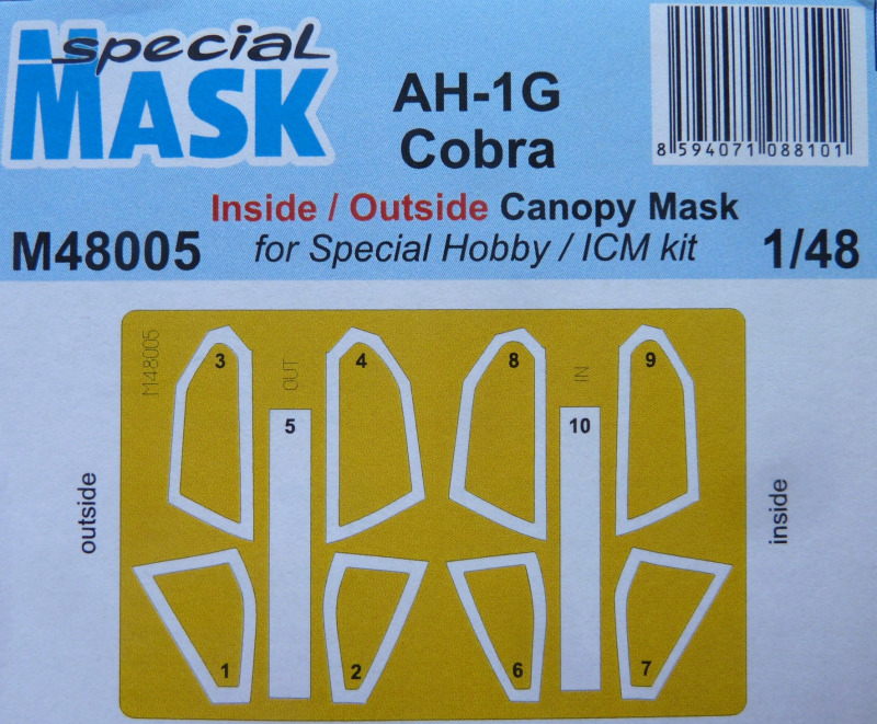 Special Hobby - AH-1G Cobra Special Mask