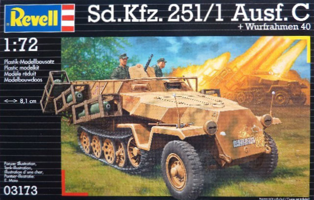 Revell - Sd.Kfz. 251/1 Ausf. C + Wurfrahmen 40