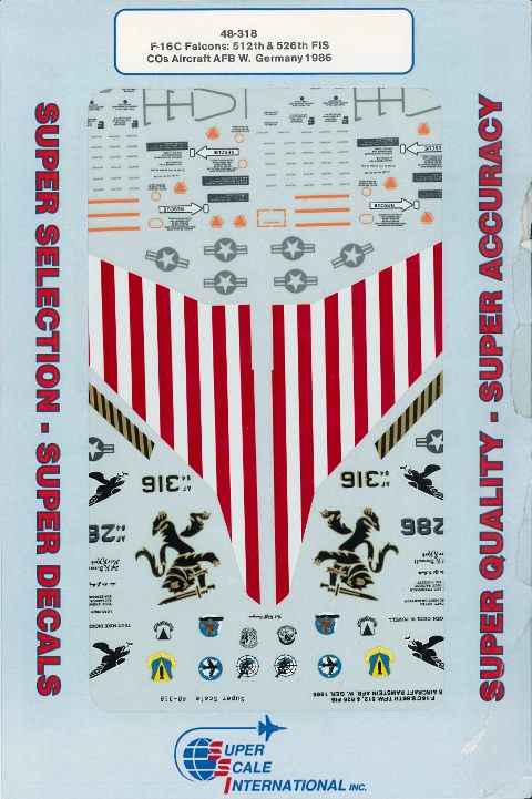 Superscale International - F-16 Kommandeursmaschinen