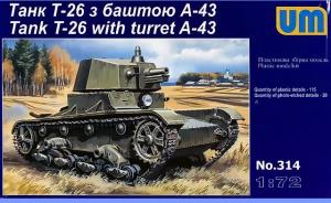 : Tank T-26 with turret A-43