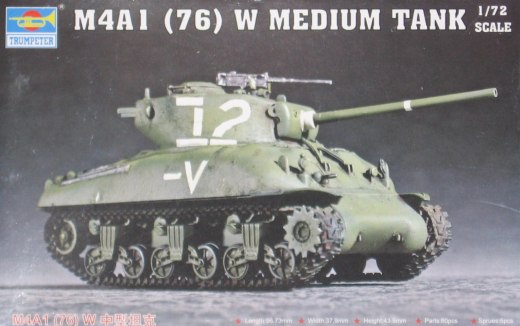 Trumpeter - M4A1 (76) W Medium Tank