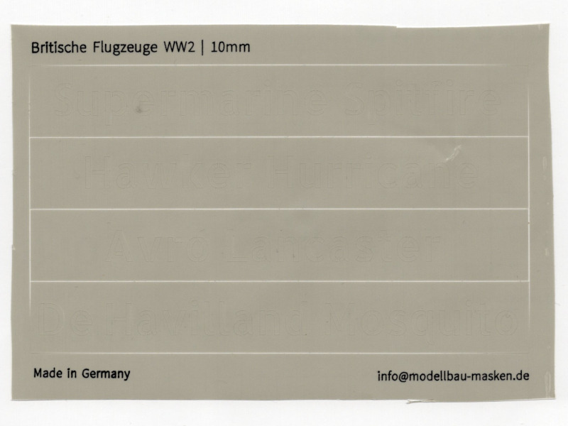 Flugzeuge Royal Airforce WW2