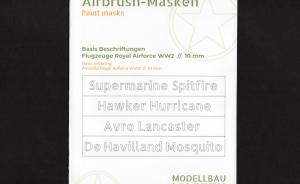 Kit-Ecke: Flugzeuge Royal Airforce WW2