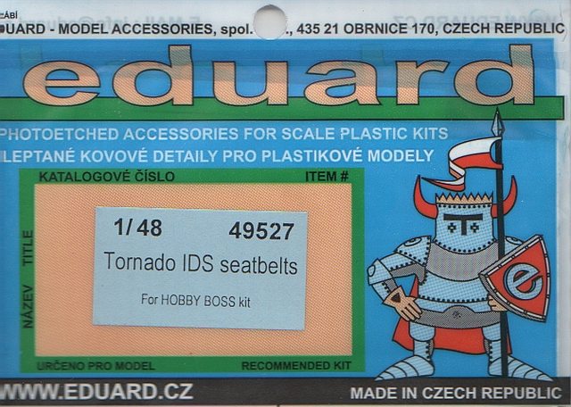 Eduard Ätzteile - Tornado IDS seatbelts