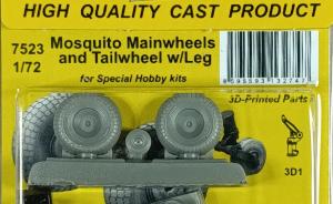 Kit-Ecke: Mosquito Mainwheels and Tailwheel w/Leg for Special Hobby