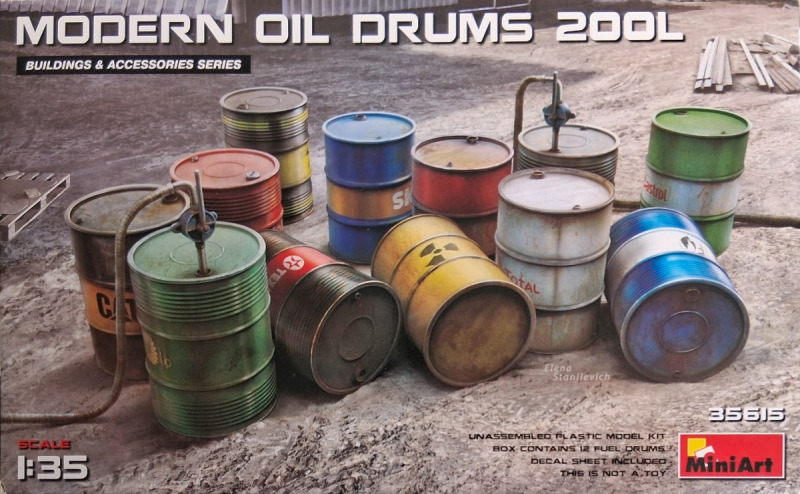 Mini Art Studio - Modern Oil Drums 200L