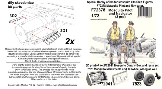 Special Hobby - Mosquito Exhausts (PR and Bombers with two stage Merlins)