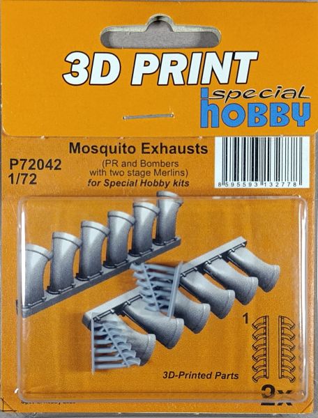 Special Hobby - Mosquito Exhausts (PR and Bombers with two stage Merlins)