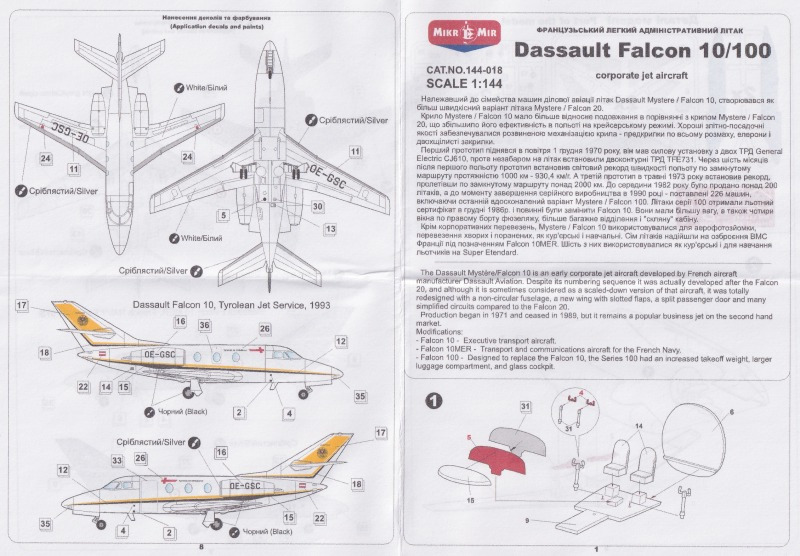 Dassault Falcon 10/100