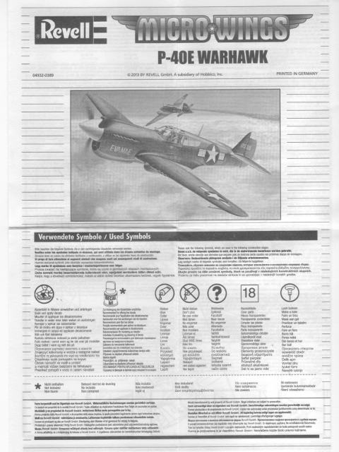 Revell - P-40E Warhawk