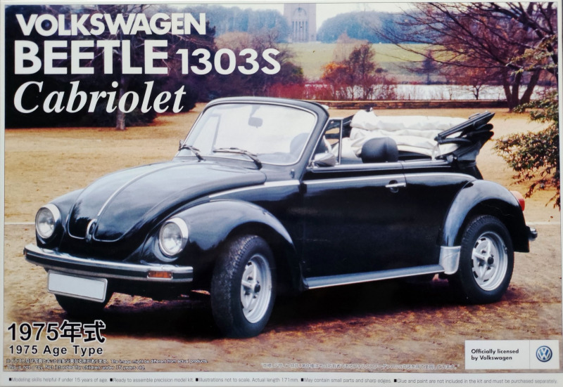 Aoshima - VW Beetle 1303s Cabriolet 1975 