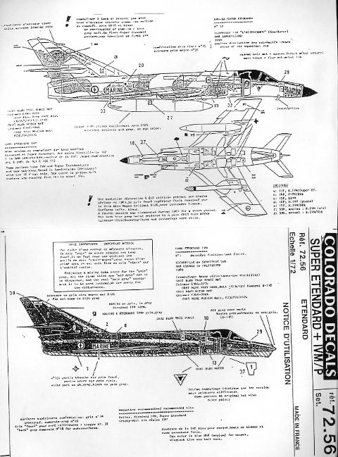Carpena - Dassault Super Etendard + Etendard IVM/IVP