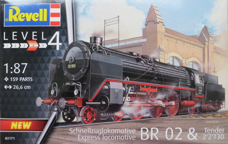 Revell - Schnellzuglokomotive BR 02 und Tender 2´2´ T30