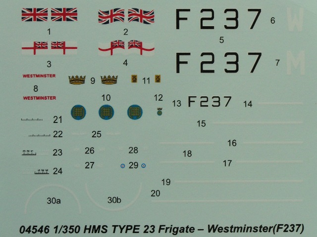 Trumpeter - HMS Type 23 Frigate – Westminster (F237)