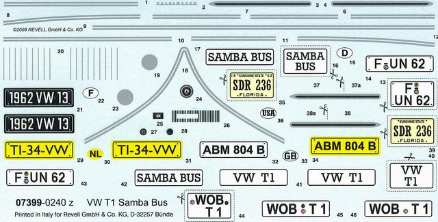 Revell - Volkswagen T1 "Samba Bus"