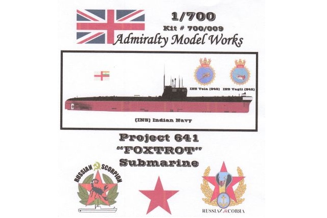 Admiralty Model Works - Project 641 Foxtrot Submarine