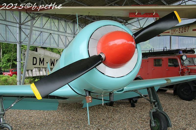 Jak-11 mit WISch-111-W20 Propeller am Flugplatzmuseum Cottbus