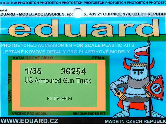 Eduard Ätzteile - US Armoured Gun Truck