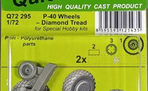 Kit-Ecke: P-40 Wheels Diamond Tread
