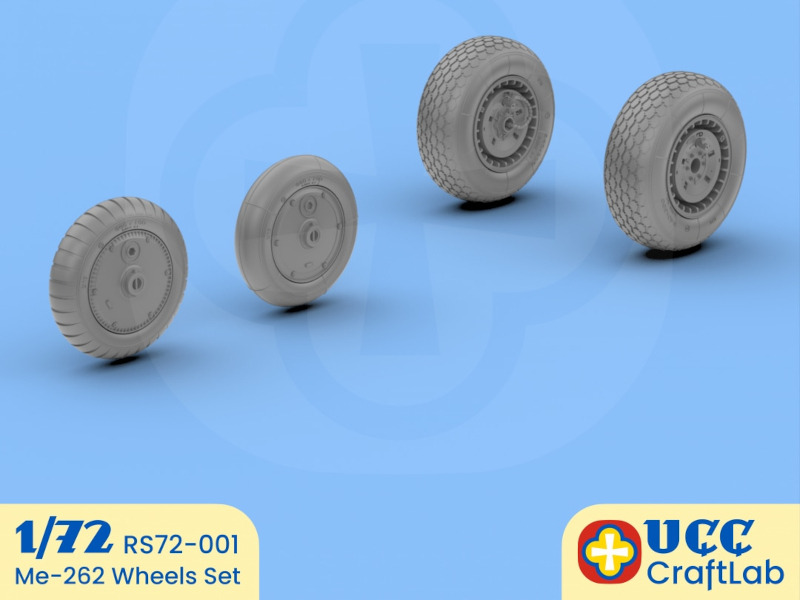 UCC CraftLab - Messerschmitt Me 262 Schwalbe Wheel Set