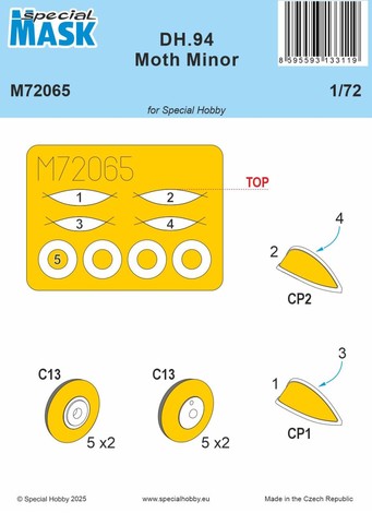 Special Mask - DH.94 Moth Minor MASK
