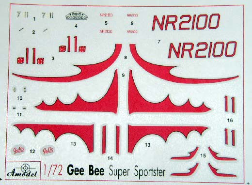 Amodel - Gee Bee Racer Super Sportster R1