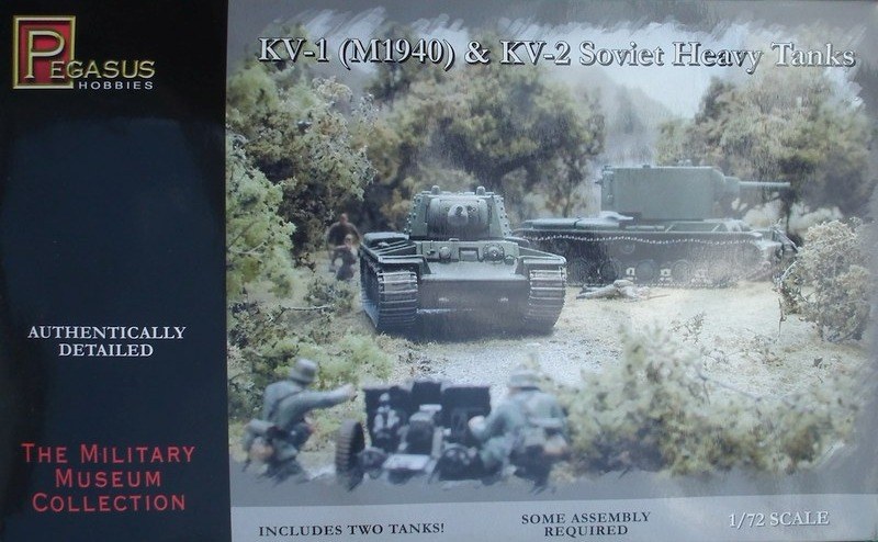 Pegasus Hobbies - KV-1 (M1940) & KV-2 Soviet Heavy Tanks 