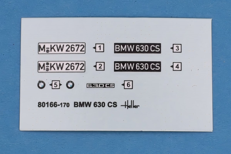 Heller - BMW 630CS