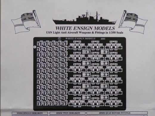 White Ensign Models - USN Light Anti Aircraft Weapons
