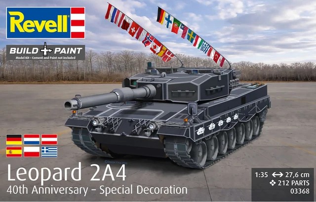 Revell - Leopard 2A4 40th Anniversary - Special Decoration